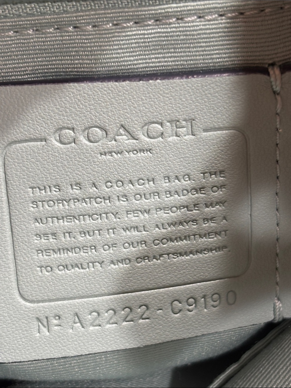 COACH Jules Hobo Bag in Light Blue Pebbled Leather C9190 Like New - Picture 5 of 16
